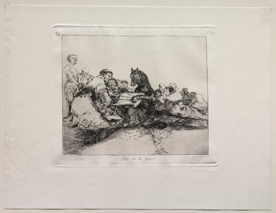 戦争の恐怖: これは最悪です! 作： Francisco de Goya