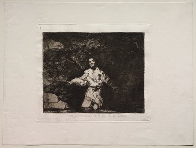 戦争の恐怖: タイトル ページ - これから起こることの悲しい予感 作： Francisco de Goya