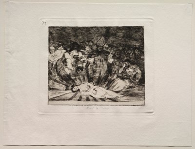 戦争の恐怖: 真実は死んだ 作： Francisco de Goya