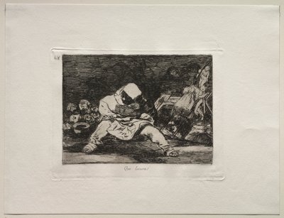 戦争の恐怖: 何という狂気! 作： Francisco de Goya