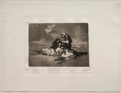 戦争の恐怖：カップの使用とは何ですか。 作： Francisco de Goya