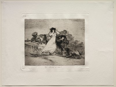 戦争の恐怖: この騒ぎは何ですか? 作： Francisco de Goya