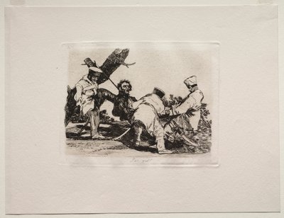 戦争の恐怖: なぜ? 作： Francisco de Goya