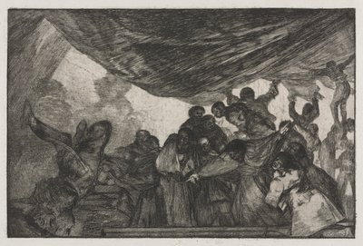 ことわざ: 明確な愚かさ 作： Francisco de Goya