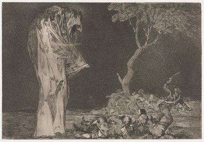 ことわざ：恐怖の愚痴、1864年。 作： Francisco de Goya