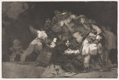 ことわざ：一般的な愚かさ 作： Francisco de Goya