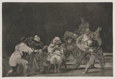ことわざ：忠誠、1864。 作： Francisco de Goya