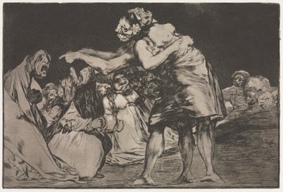 箴言: 結婚の愚かさ 作： Francisco de Goya
