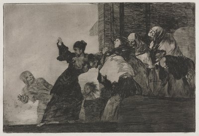 ことわざ：貧しい愚かさ、1864。 作： Francisco de Goya