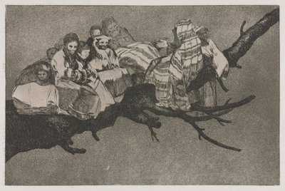 箴言：ばかばかしい愚かさ 作： Francisco de Goya
