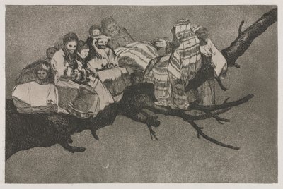 ことわざ：ばかげた愚かさ、1864。 作： Francisco de Goya