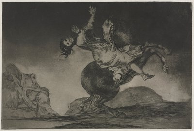 ことわざ：馬の拉致、1864。 作： Francisco de Goya