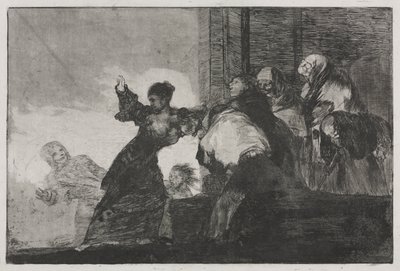 ことわざ: 2 つの頭は 1 つまたは貧弱な愚かさよりも優れています。 作： Francisco de Goya