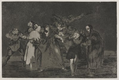 ことわざ: 傷は性急な言葉よりも早く治る 作： Francisco de Goya