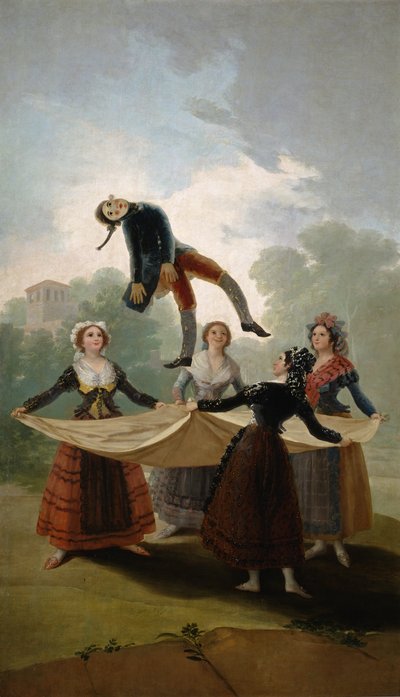 Straw Manikin El Pelele、1791〜1792 作： Francisco de Goya