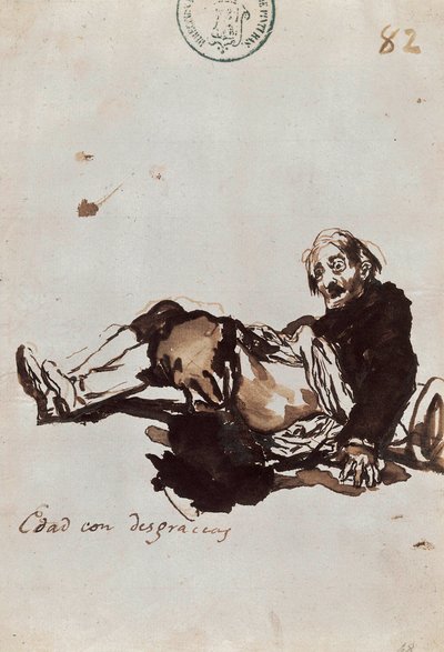 不幸の時代 作： Francisco de Goya