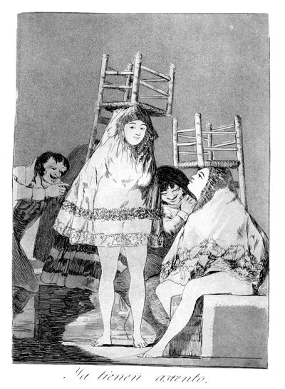 彼らはすでに1799席を持っています 作： Francisco de Goya