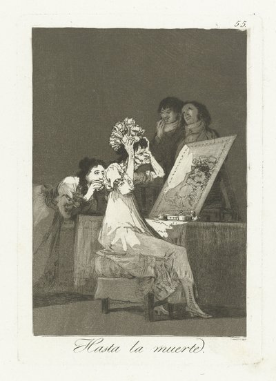 Tot aan de dood 死ぬまで（オブジェクトのタイトル） 気まぐれ（シリーズタイトル） 作： Francisco de Goya