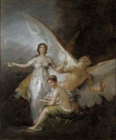 真実、時間と歴史、1804-08 作： Francisco de Goya