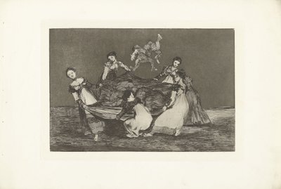 女性の愚かさ 異質なフェミニー Los Disparates (フォリーズ) Los Proverbios (The Proverbs) (シリーズタイトル) 作： Francisco de Goya