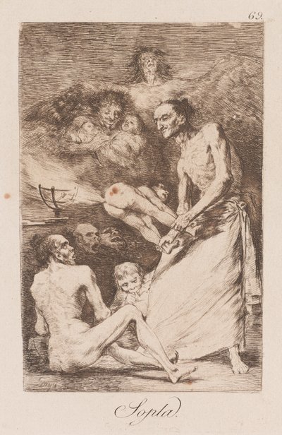 風 18世紀後半～19世紀初頭（プリント 作： Francisco de Goya