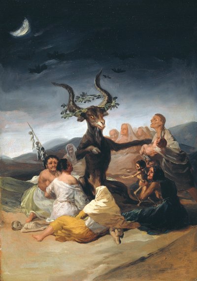 魔女の安息日、1797-1798 作： Francisco de Goya