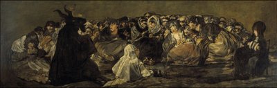 魔女の安息日または偉大な山羊 作： Francisco de Goya