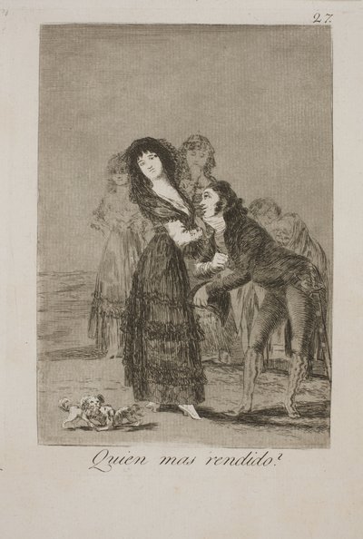 謙虚な僕 作： Francisco de Goya