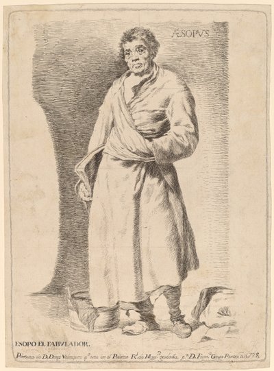 Aesopvs (イソップ) 作： Francisco de Goya after Diego Velázquez