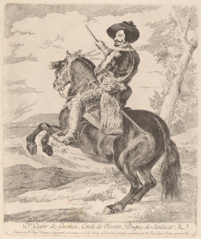 ガスパル・デ・グスマン、オリバレス公爵 作： Francisco de Goya after Diego Velázquez