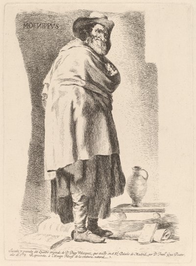 Moenippvs (Moenippus) 作： Francisco de Goya after Diego Velázquez