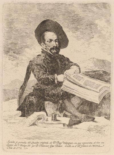 ドワーフ (ドワーフ) 作： Francisco de Goya after Diego Velázquez