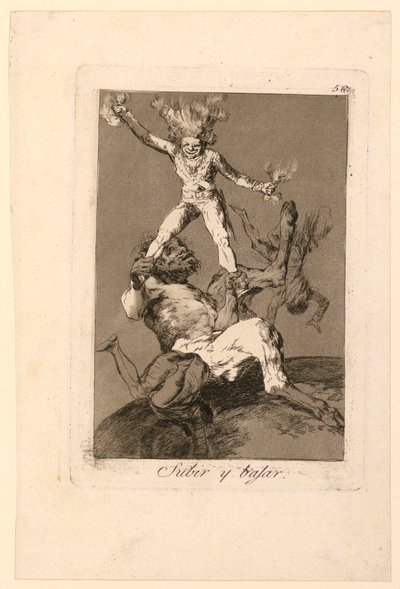 上下 作： Francisco de Goya y Lucientes