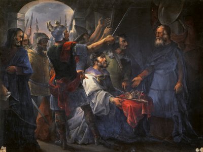1843年の王としてのワンバの選挙 作： Francisco de Paula van Halen