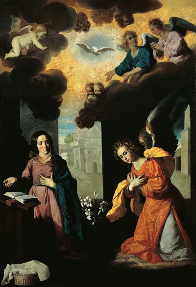 告知 作： Francisco de Zurbaran