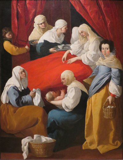 聖母の誕生 作： Francisco de Zurbaran