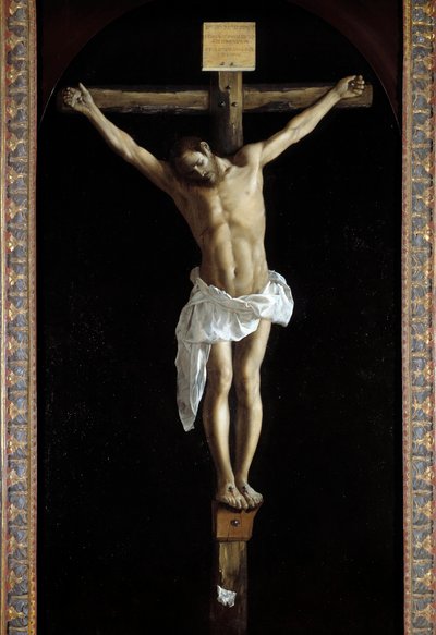 十字架上のキリスト 作： Francisco de Zurbaran