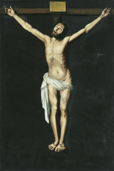 十字架上のキリスト 作： Francisco de Zurbaran