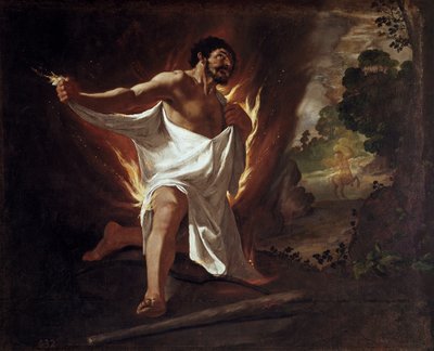ブエン・レティロのためのヘラクレスのファティカス：ヘラクレス・モレンテ 作： Francisco de Zurbaran