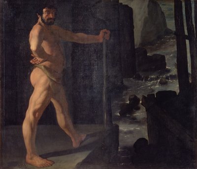 ヘラクレスがアルフェウス川の進路を変える 作： Francisco de Zurbaran