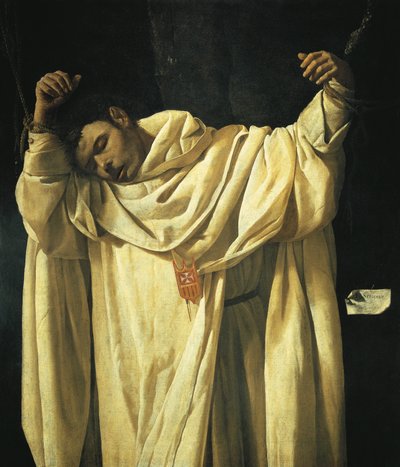 聖セラピオンの殉教 作： Francisco de Zurbaran