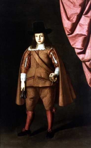 少年の肖像（メディナセリ公） 作： Francisco de Zurbaran