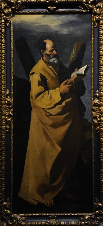 セントアンドリュー、1635-40 作： Francisco de Zurbaran