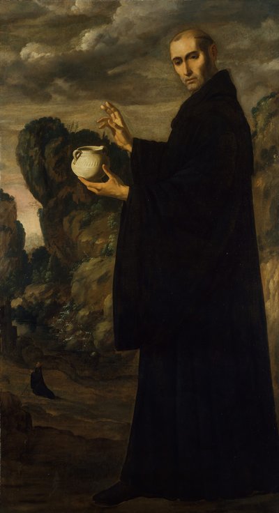 不明なca 1640-45。 作： Francisco de Zurbaran