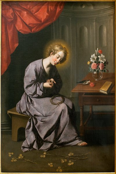 脊椎を持つ子供」 フランシスコ・デ・ズルバラン（1598-1664）作 油彩・キャンバス 1630年頃 スペイン・セビリア美術館蔵 作： Francisco de Zurbaran