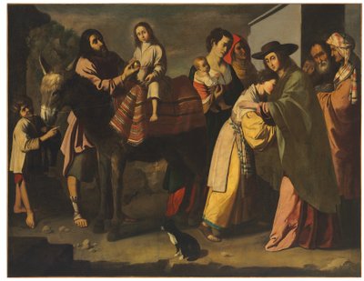 エジプトからの帰還 作： Francisco de Zurbaran