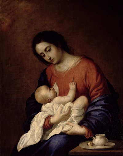 聖母子 作： Francisco de Zurbaran