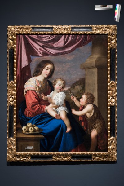 聖ヨハネとの聖母子 作： Francisco de Zurbaran