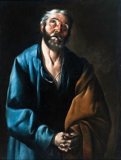 セントピーターの涙 作： Francisco de Zurbaran