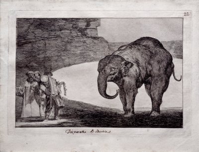動物の愚行 作： Francisco de Goya